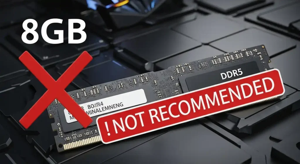 ゲーミングPCには8GBメモリは非推奨