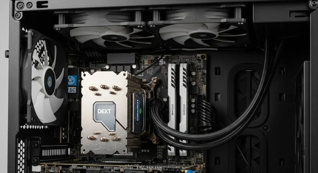 ゲーミングPCの簡易水冷クーラー