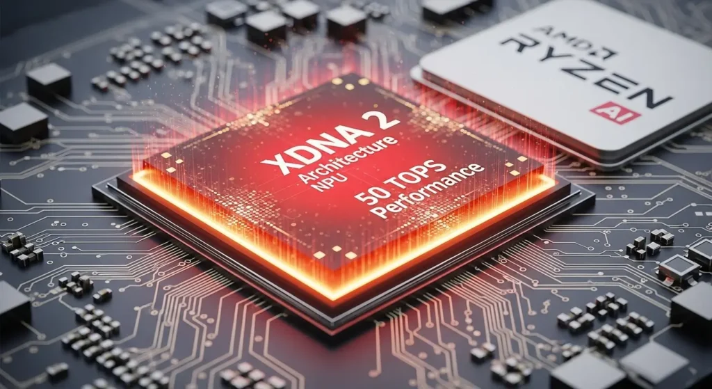 50 TOPSを実現したAMD Ryzen AIのXDNA 2アーキテクチャ