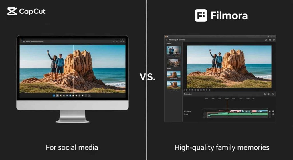 CapCutとFilmoraの比較