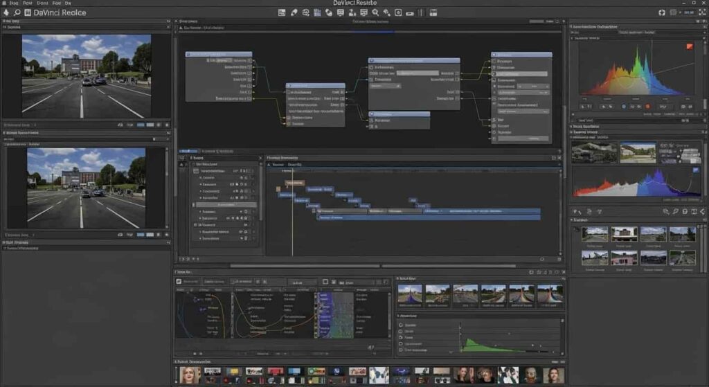 DaVinci Resolveのプロ向け画面