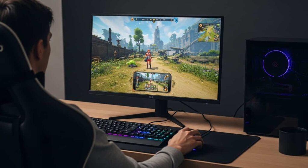 PCでのAndroidゲームプレイ