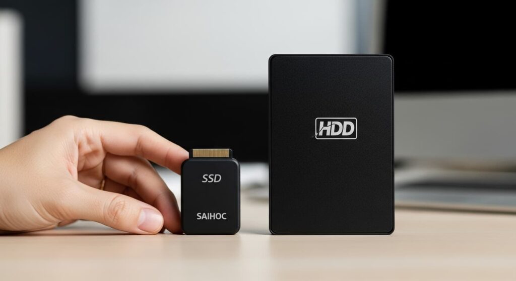外付けSSDとHDD