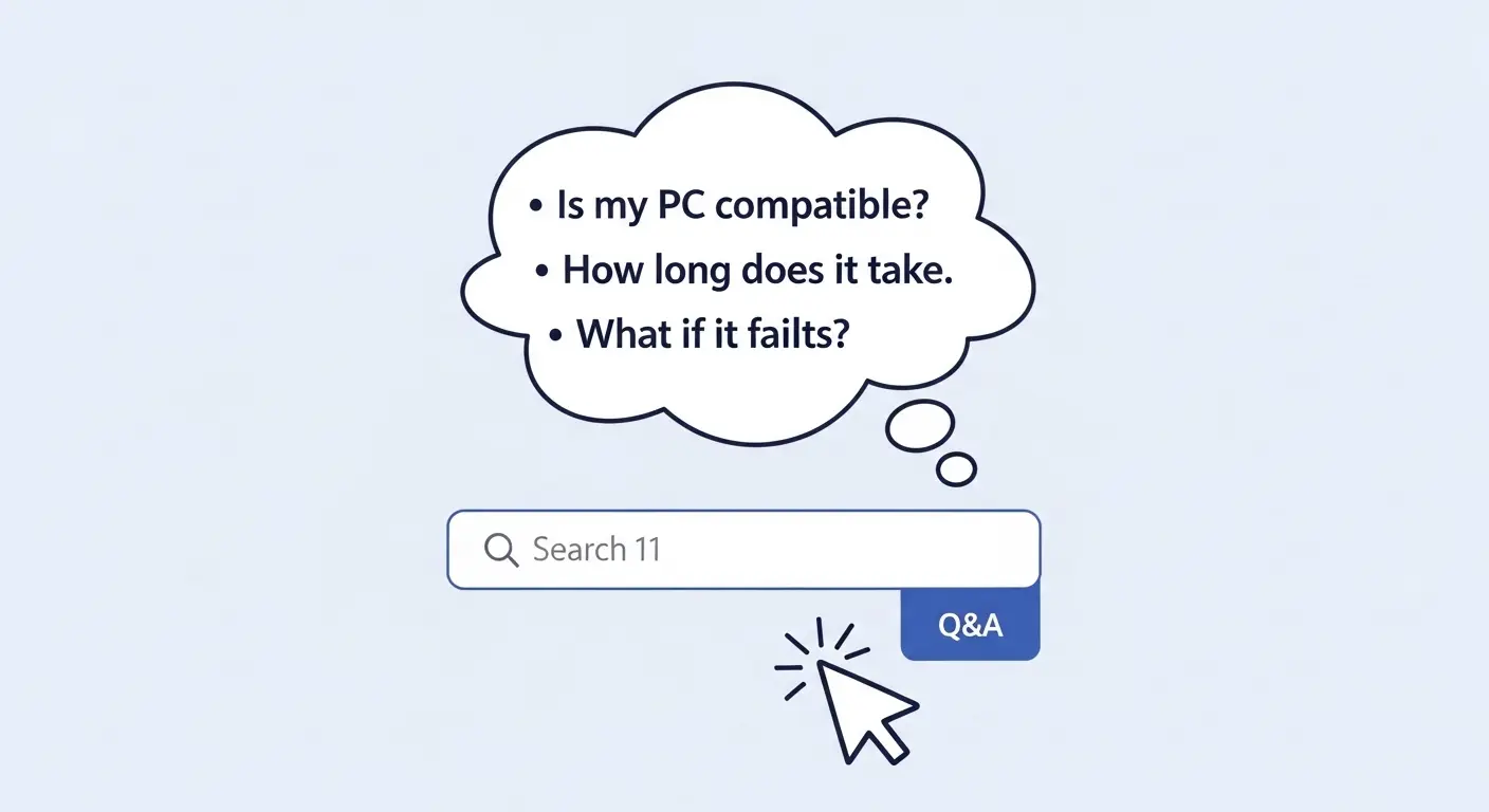 Windows 11 24H2アップデートに関するよくある質問。