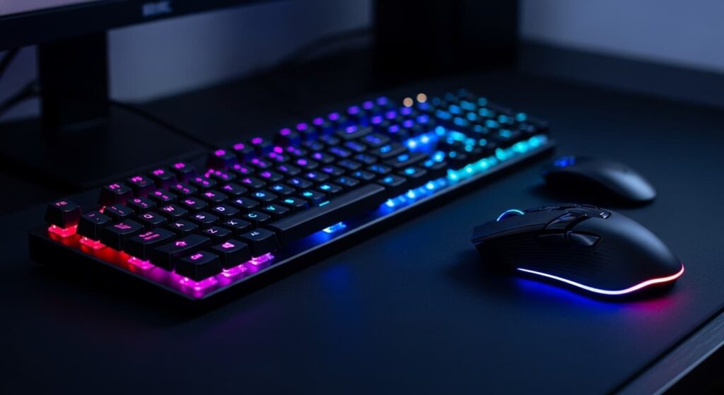ゲーミングキーボードとマウス