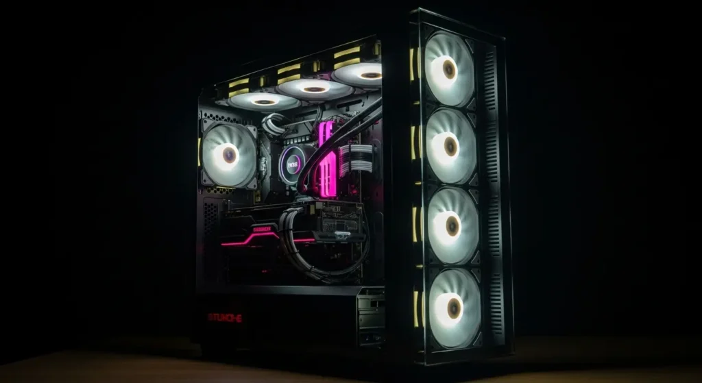 ゲーミングPCケースと冷却ファン