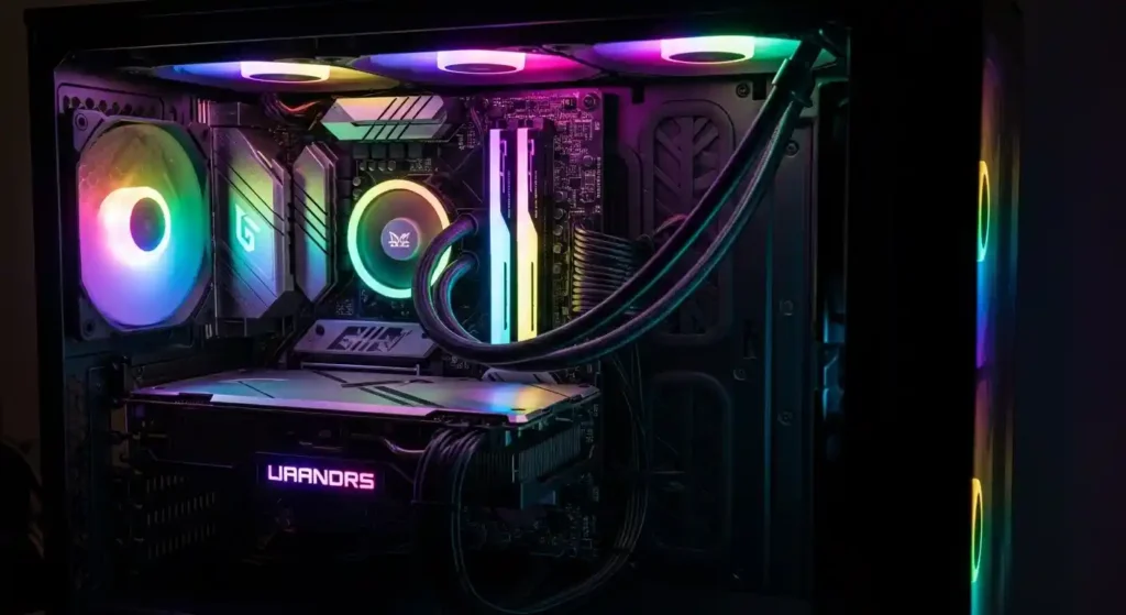 ゲーミングPCのRGB同期ライティング