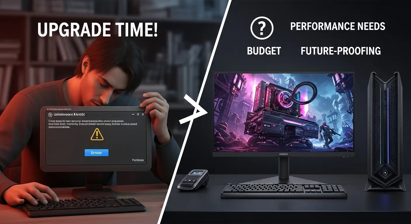 古いゲーミングPCと新しいゲーミングPCを比較し、買い替え時期や購入時に考慮すべきポイントを示す。