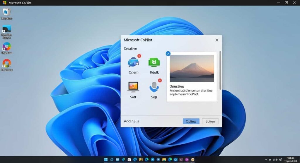 Windows CopilotによるAIアシスタント