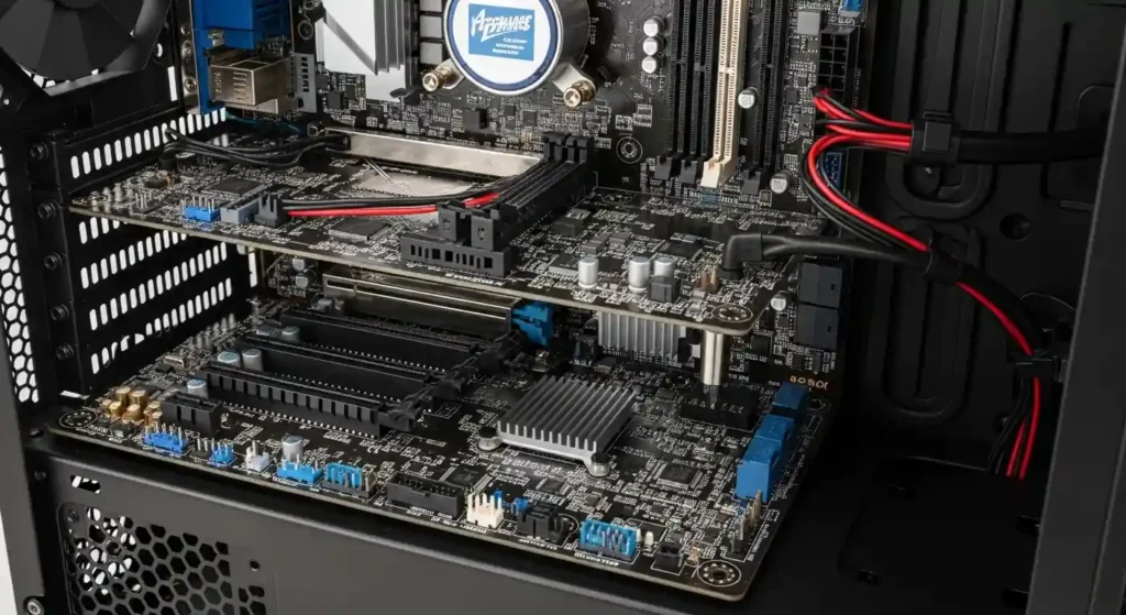 PCケースへのマザーボード取り付け