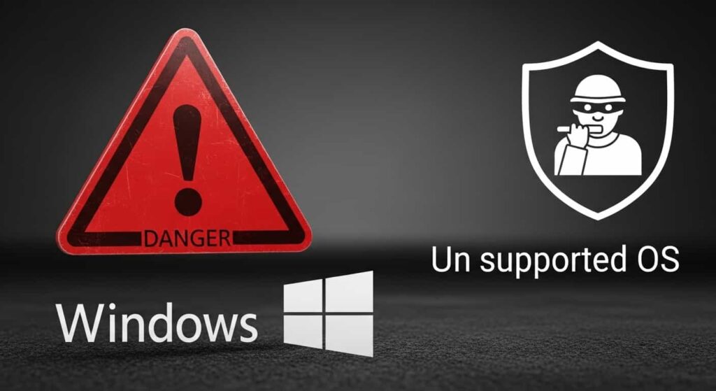 古いWindowsのセキュリティリスク