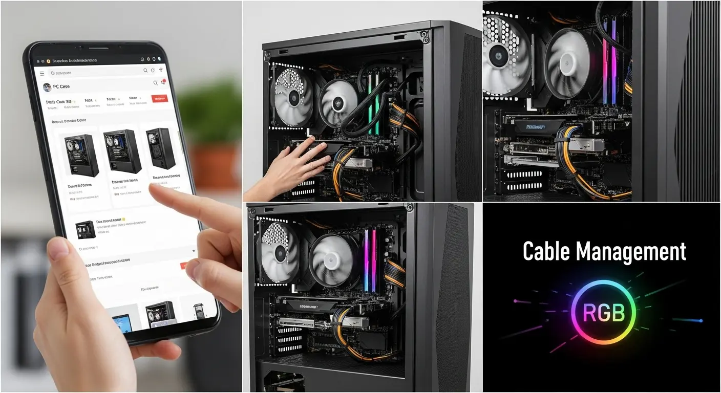 ゲーミングPCケースの購入、カスタマイズ、メンテナンスに関するヒント。