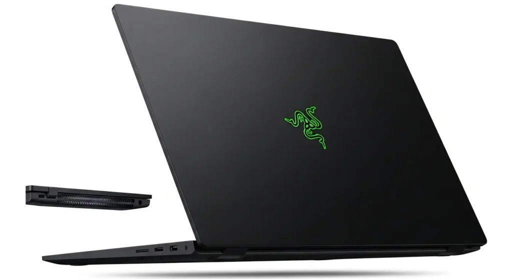 2025年モデルのRazer Blade 14または16ゲーミングノートPCの製品画像。