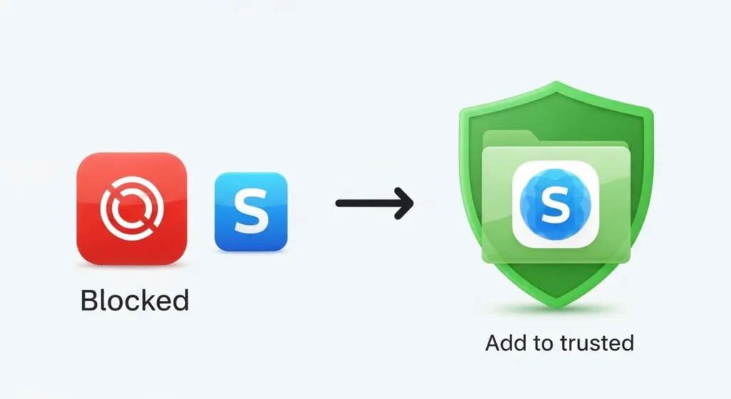 Microsoft Defender SmartScreenの誤検知と信頼リストへの追加。
