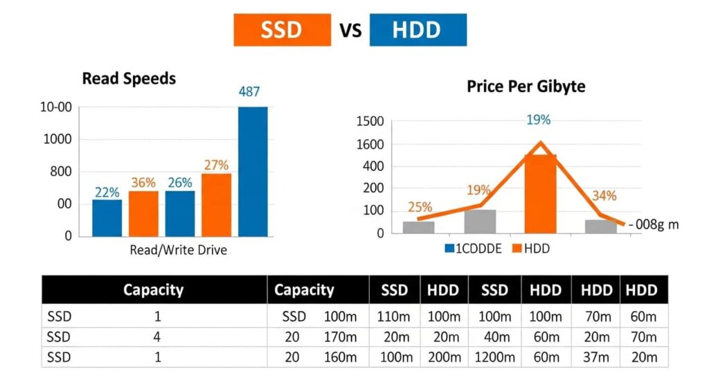 SSDとHDDの比較