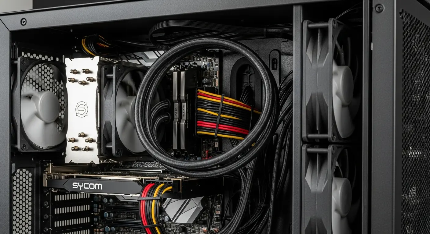 Sycomの職人技による、徹底した品質とカスタマイズ性を誇るゲーミングPC。