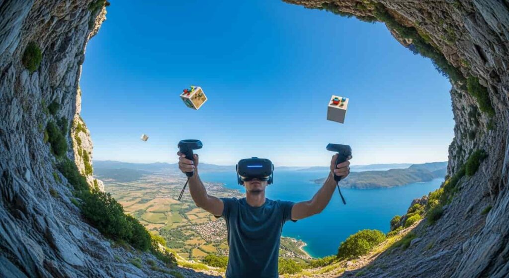 VR没入体験