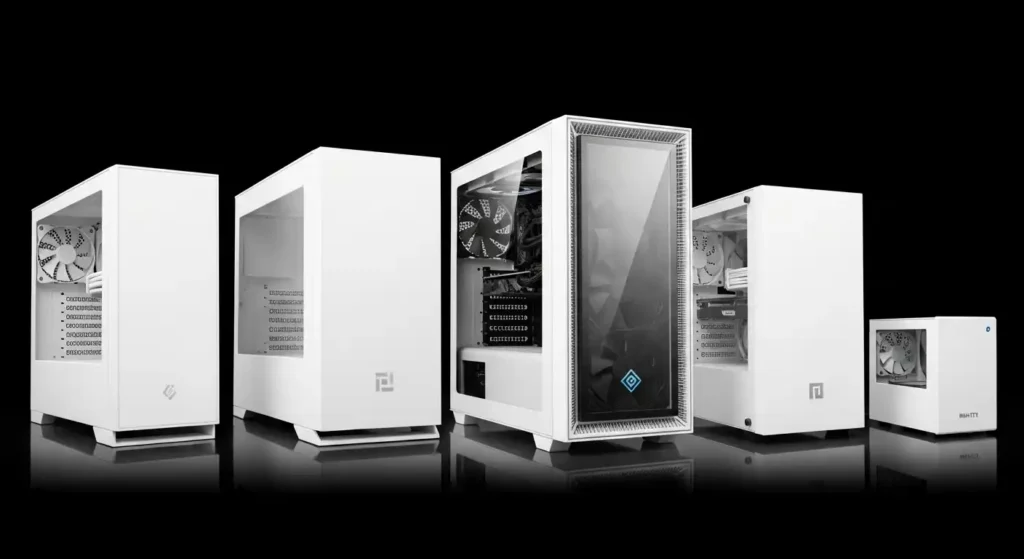 白いゲーミングPCケースの種類と選び方