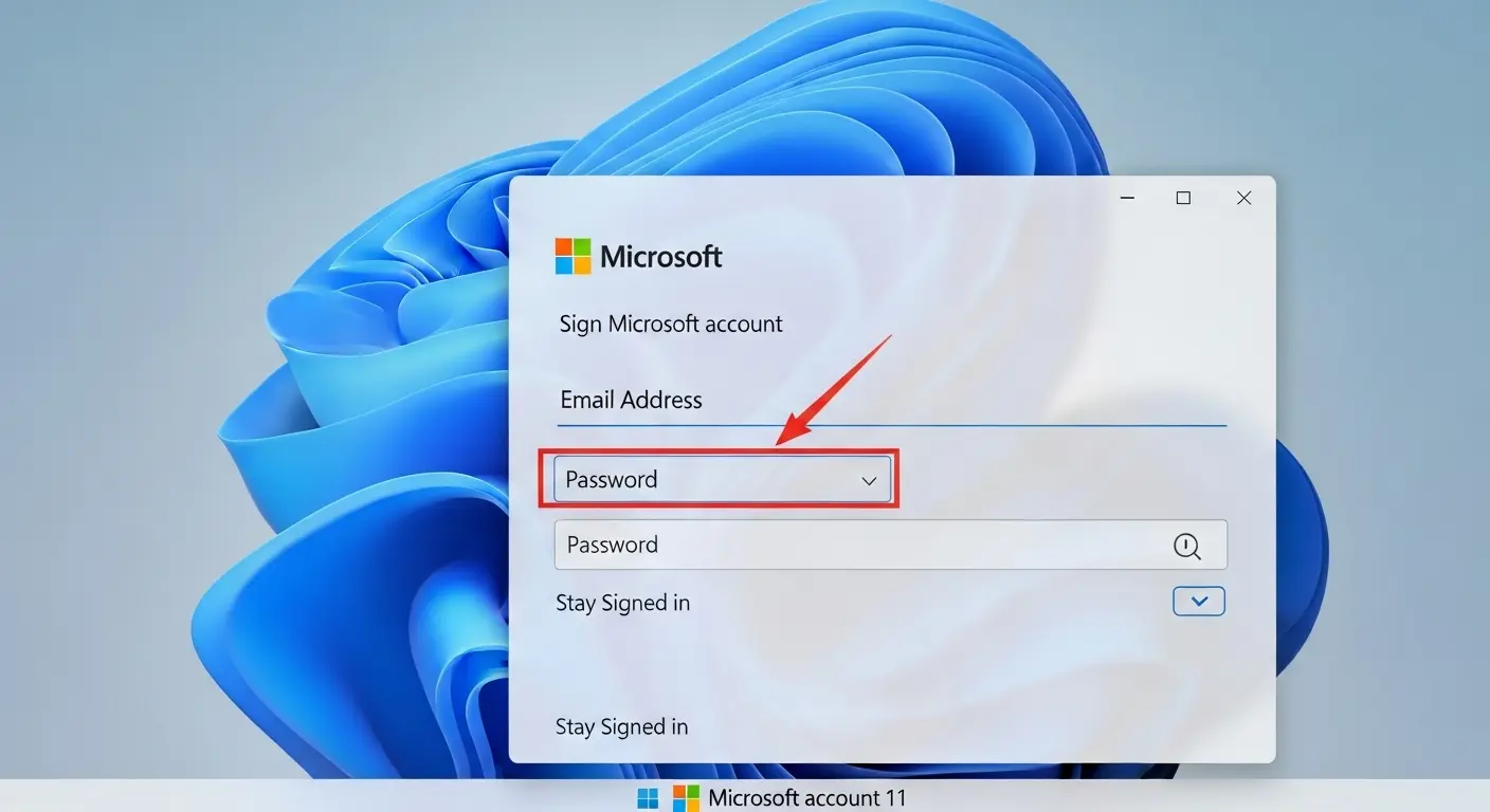 Windows 11初期設定:Microsoftアカウントでサインイン。