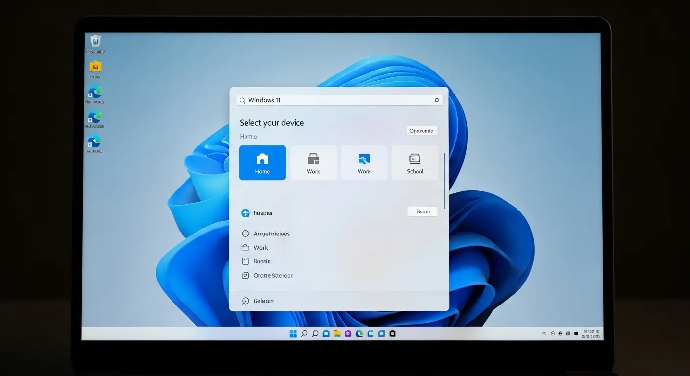 Windows 11初期設定:デバイスの用途を選択。