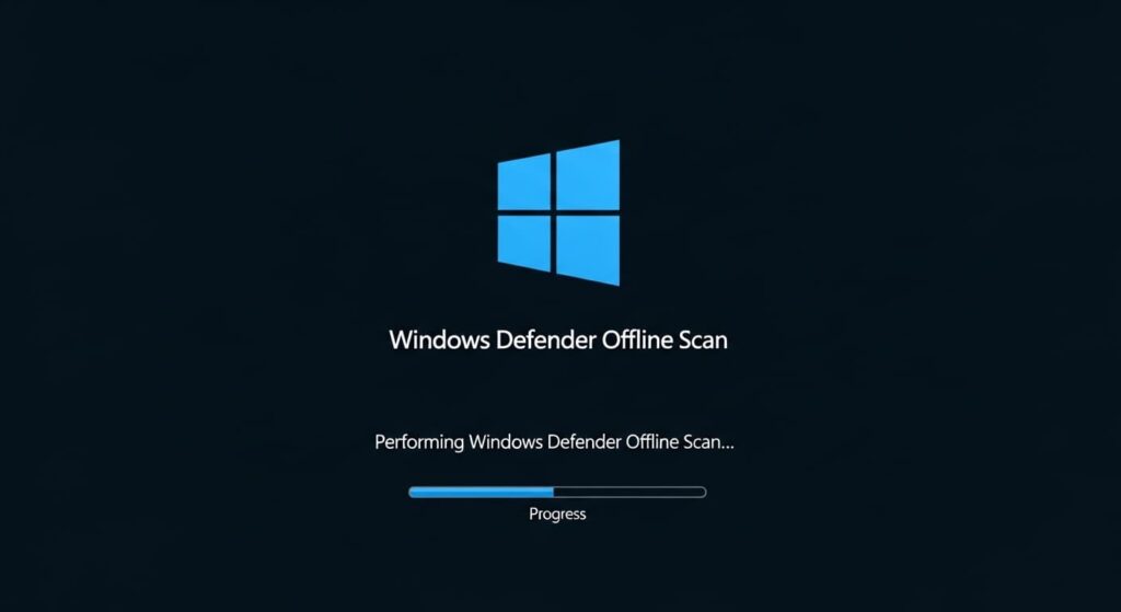Windows Defenderオフラインスキャン