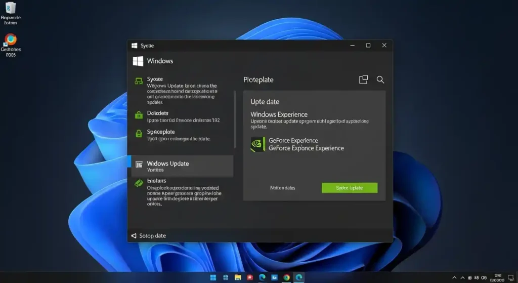 Windowsとドライバーの更新画面