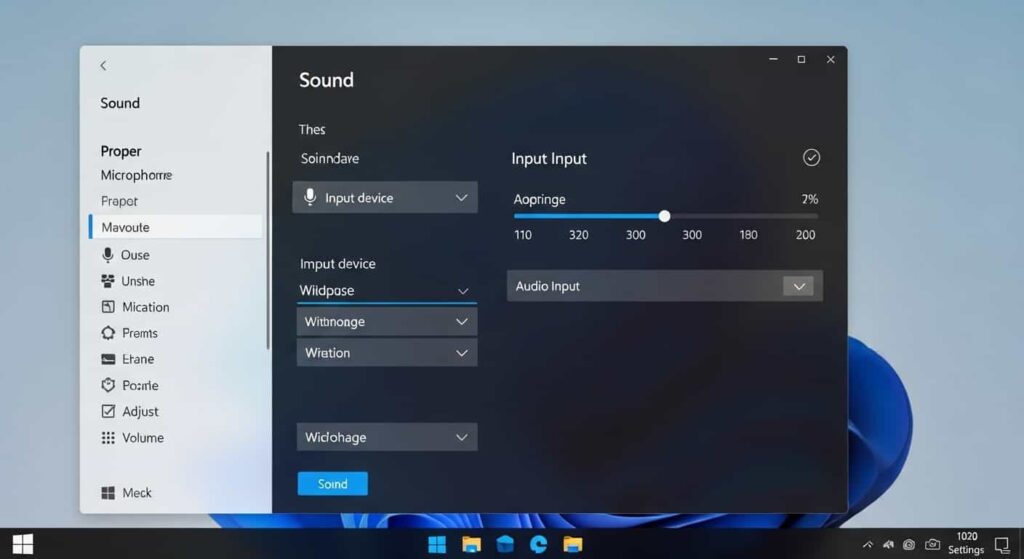 Windowsマイク設定