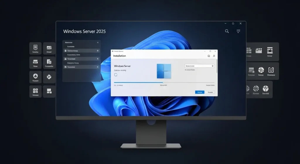 Windows Server 2025のインストール画面