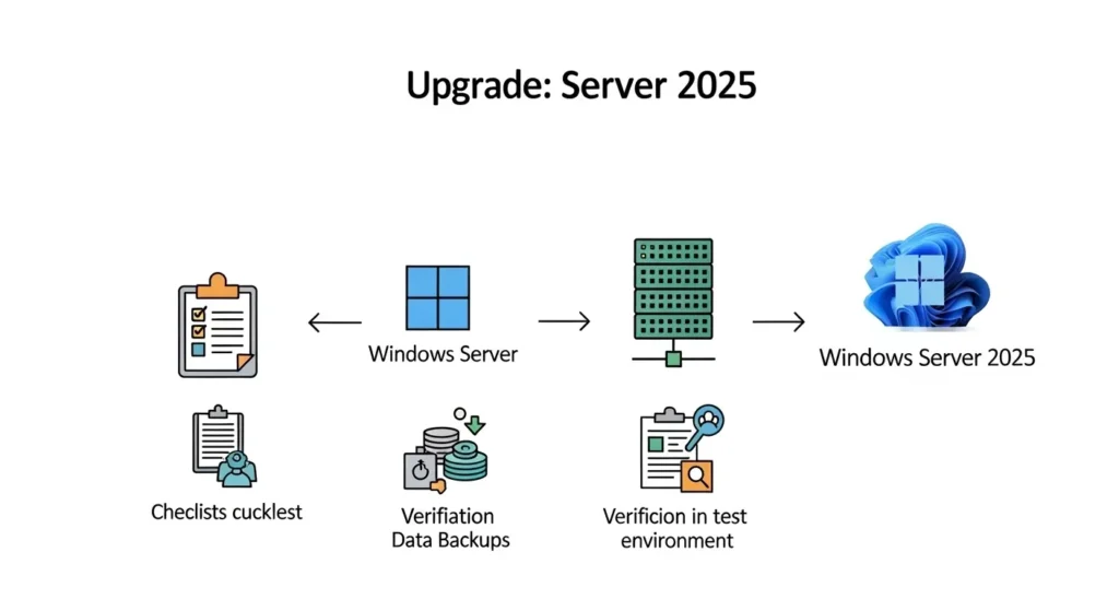 Windows Server 2025アップグレードのステップ