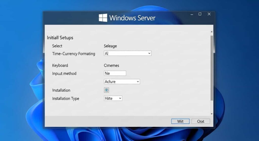 Windows Serverインストール