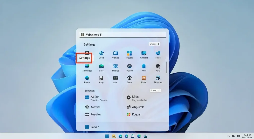 Windowsスタートメニューの設定