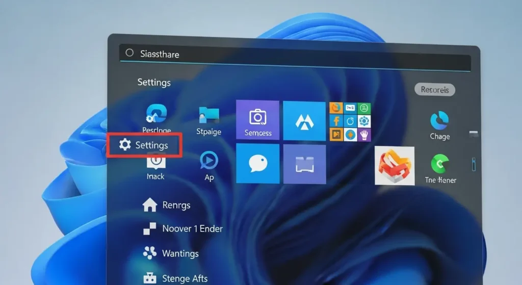 Windowsスタートメニューの設定