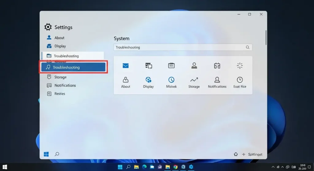 Windowsシステムのトラブルシューティング
