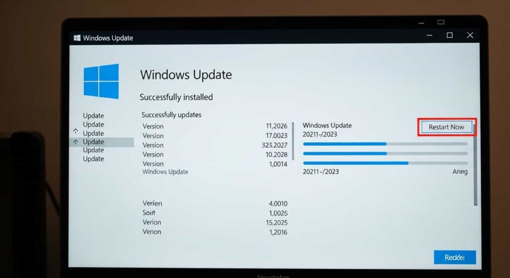 Windows Updateの適用状態