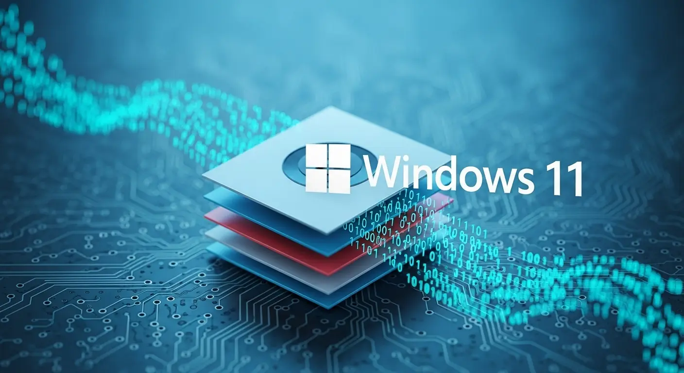 Windows 11 ISOファイルの概念図。