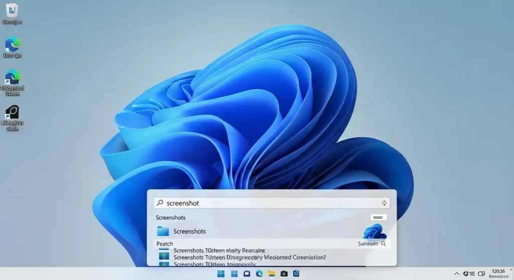 Windows 11でスクリーンショットを検索