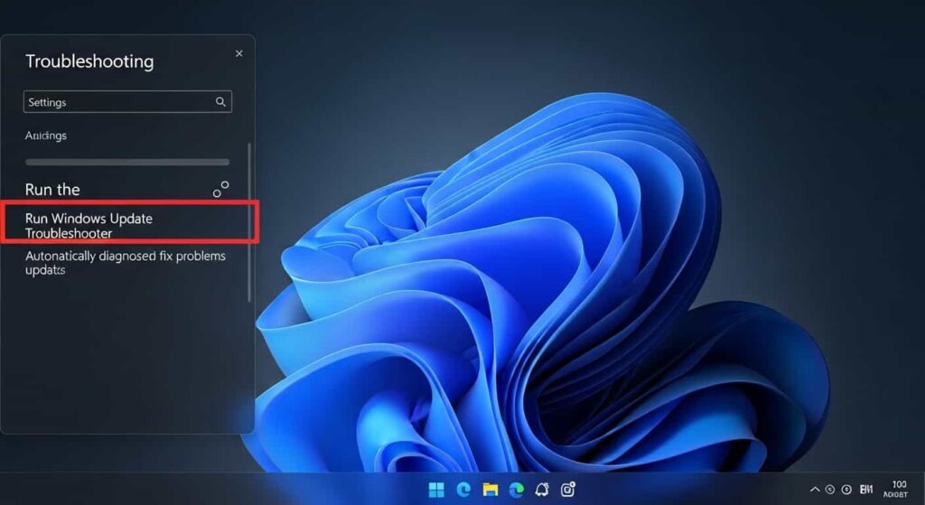Windows Updateトラブルシューター