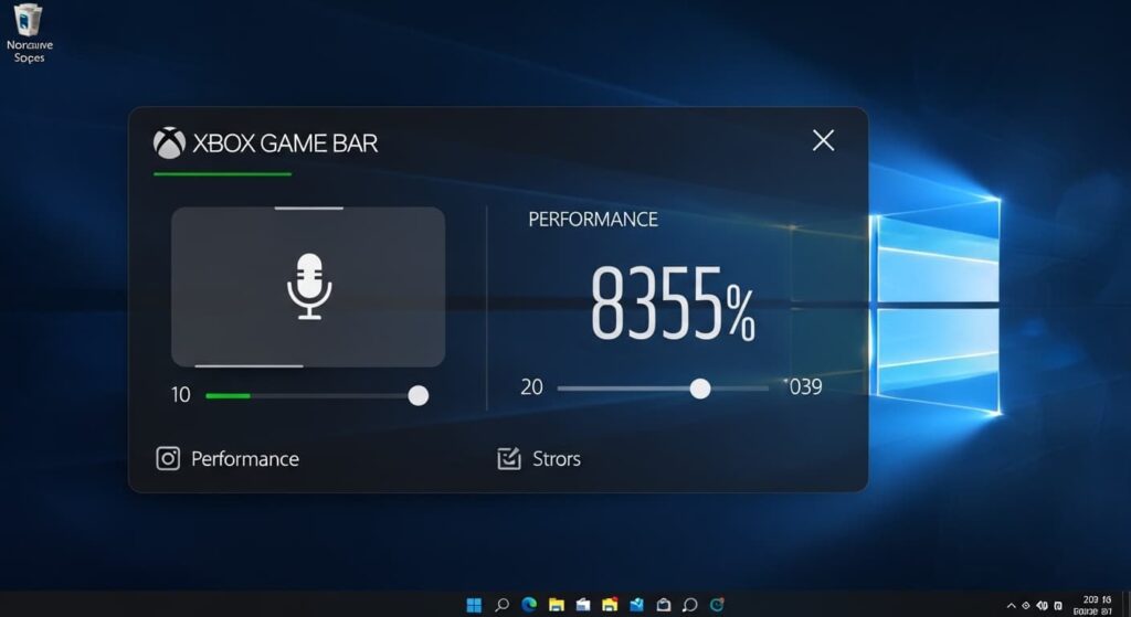 Xbox Game Barインターフェース