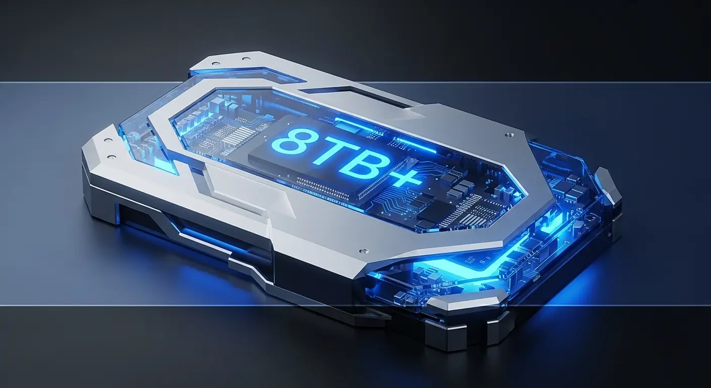 8TB以上の大容量SSD。