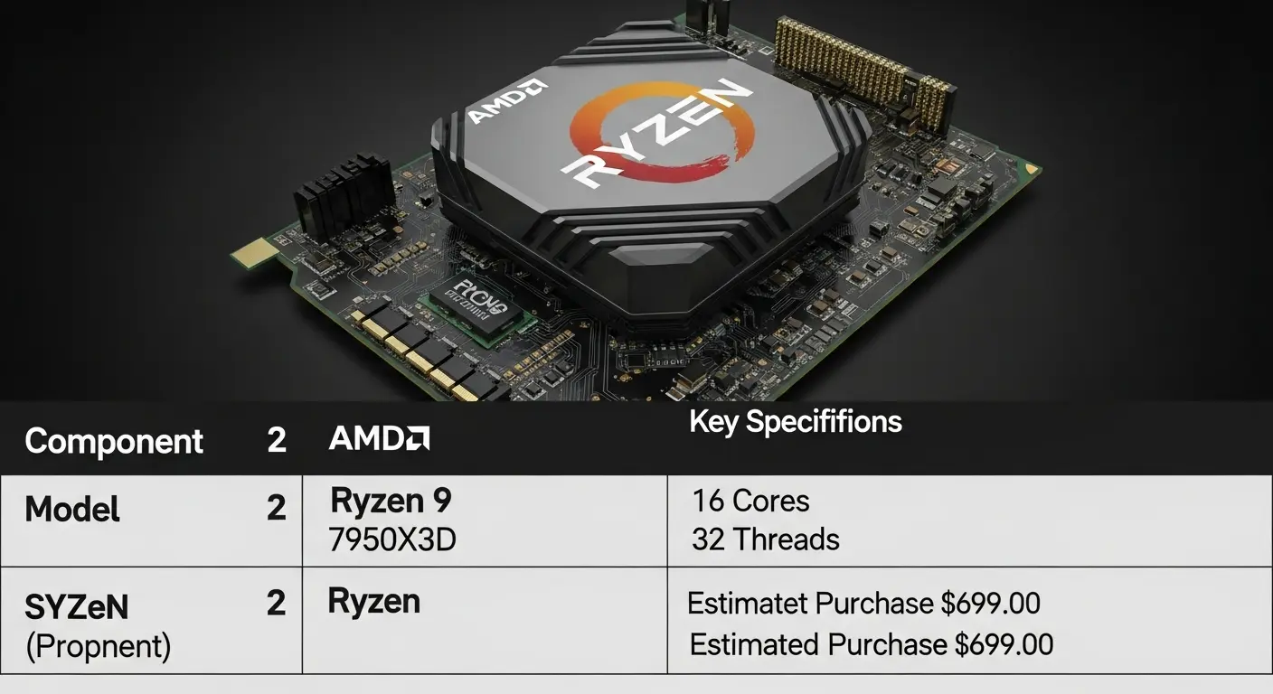 PCパーツの買取価格の目安表。
