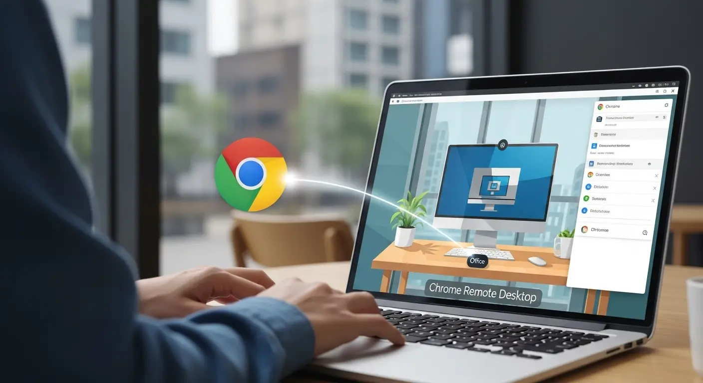 Chromeリモートデスクトップの使い方ガイド。