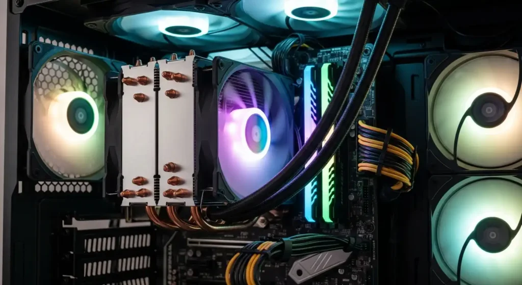 PCクーラーとファン