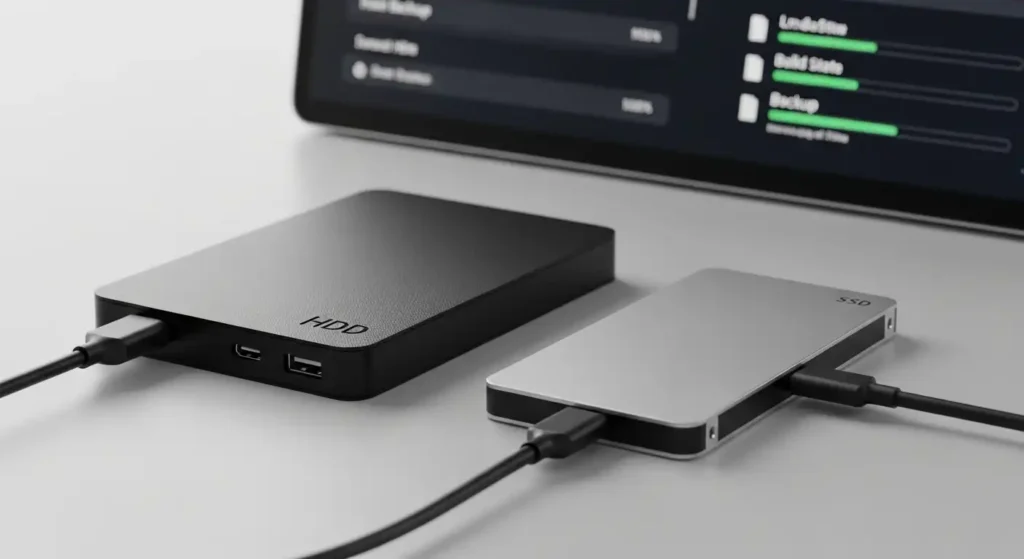 外付けHDDとSSDの比較