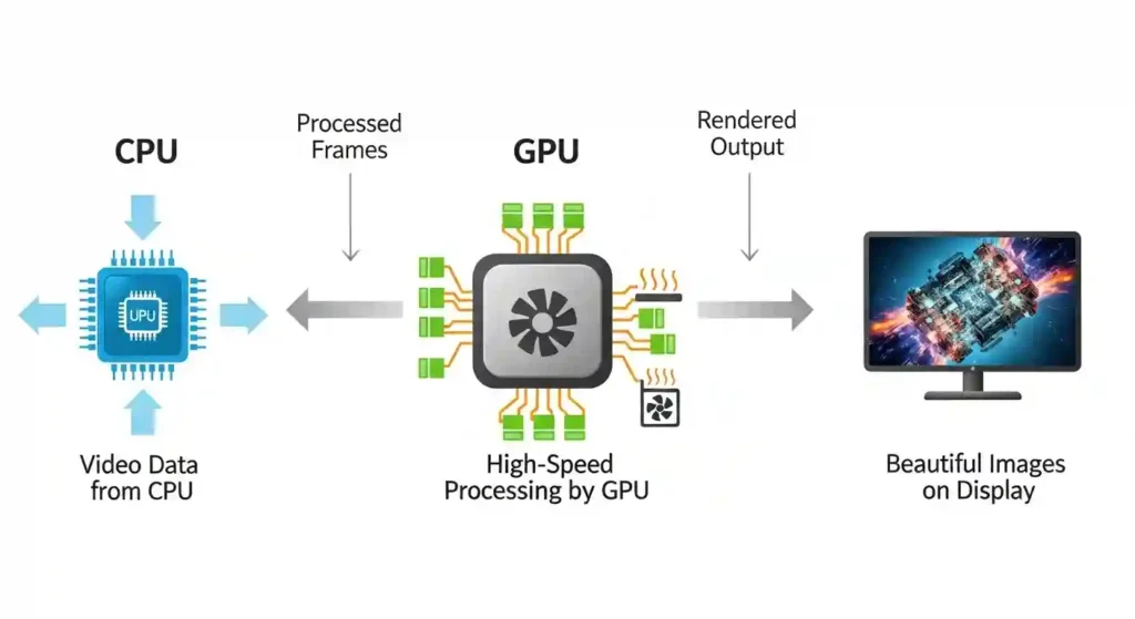 GPUの役割を示す図