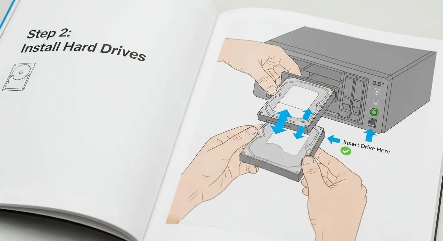 NASのインストールガイド。