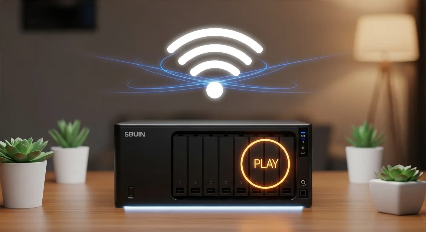 メディアサーバーとしてのNAS。