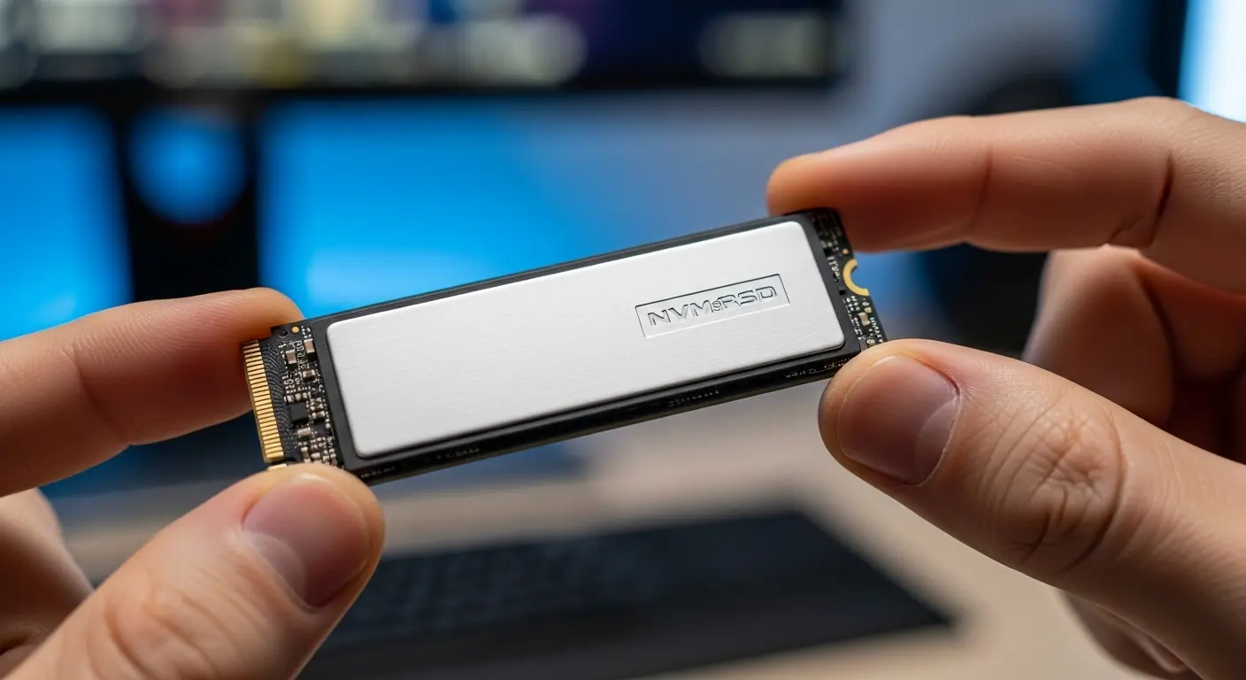 新しいNVMe SSD。