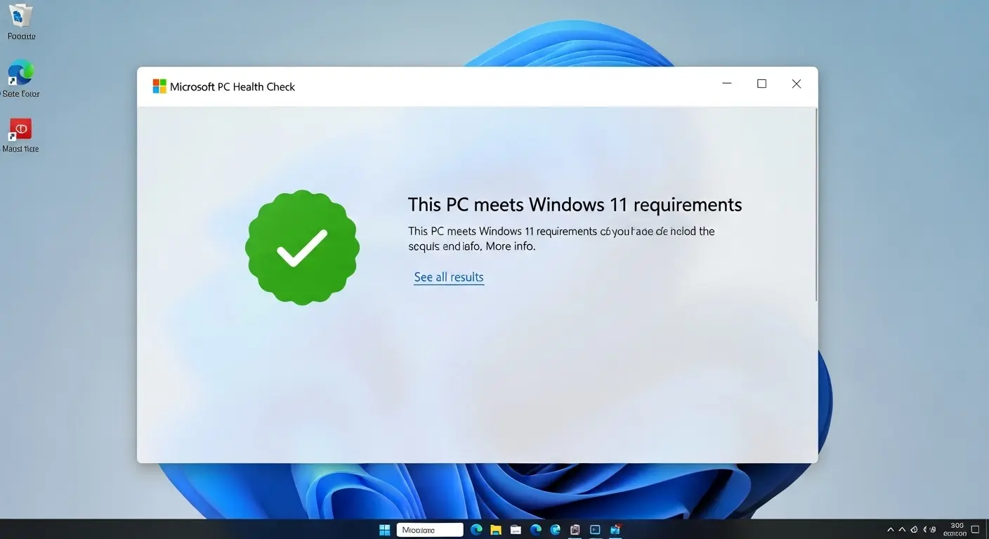 PC正常性チェックアプリの実行画面。