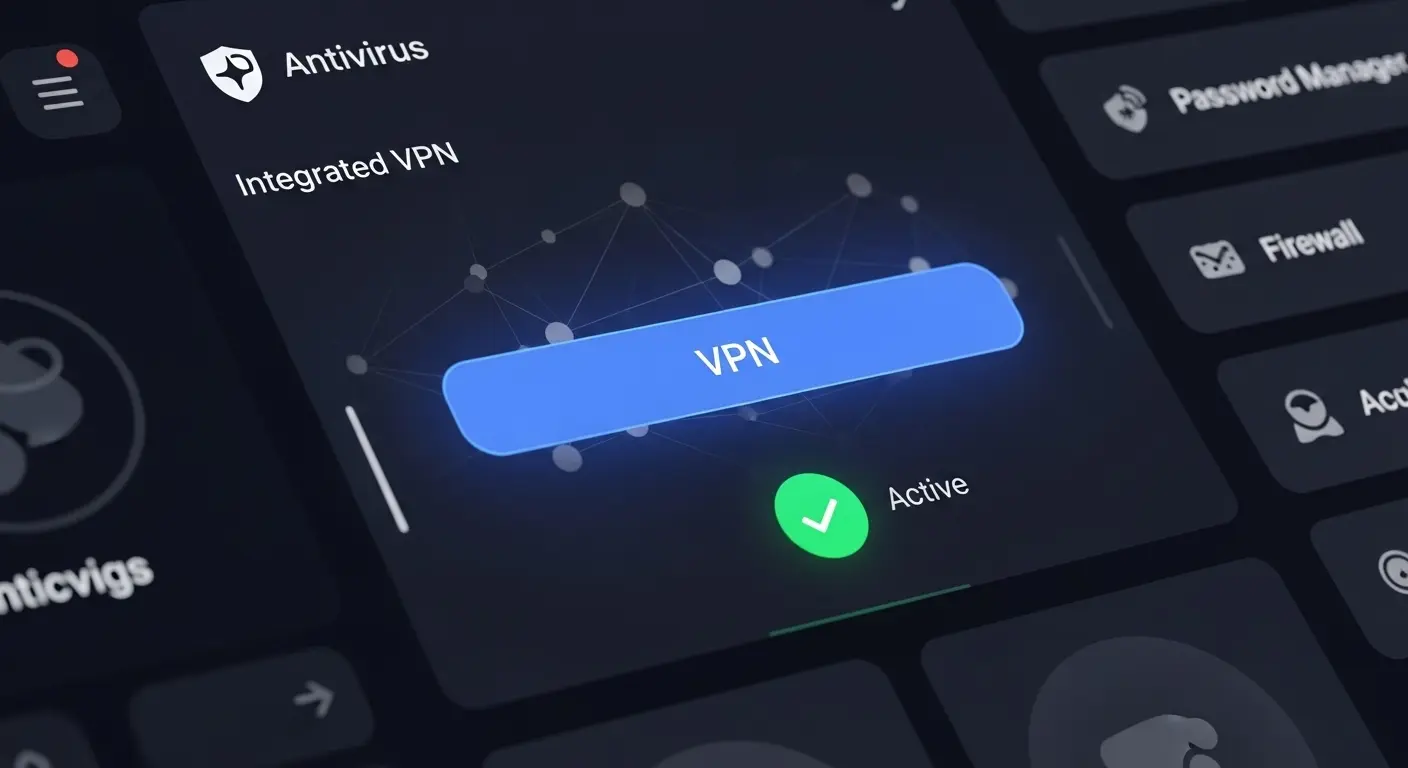 セキュリティソフトに搭載されたVPN機能。