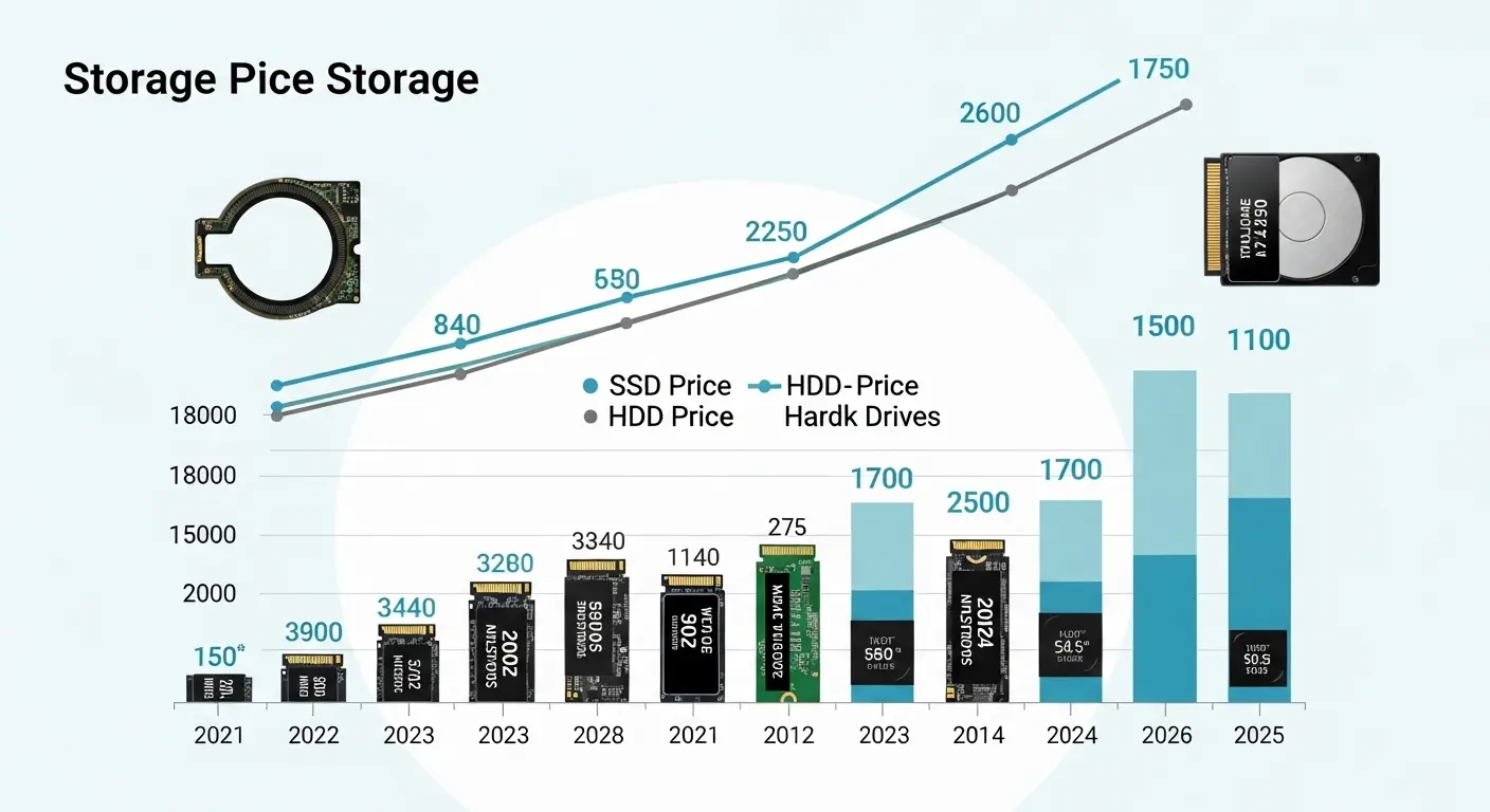 SSDとHDDの買取価格相場。